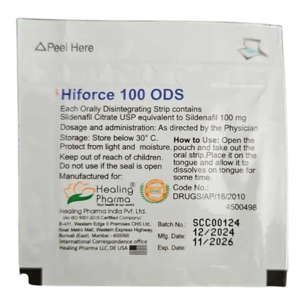 Hiforce 100 ODS - sildenafil lisitići - Slika 3