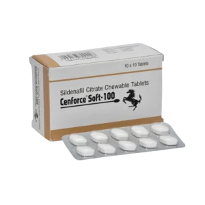 Cenforce Soft 100 mg žvakače tablete